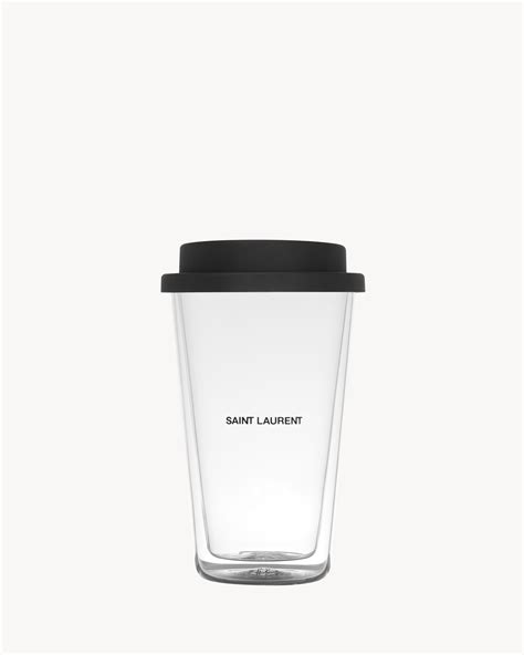 yves saint laurent thermos|COFFEE MUG IN GLASS .